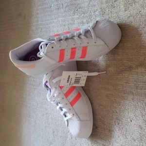 Adidas white leather Superstar